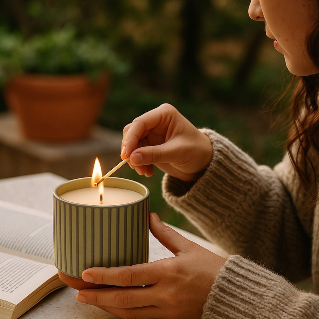 Relevé Apothecary Soy Wax Candle, Coastal Calm & Botanical Uplift | 10 oz