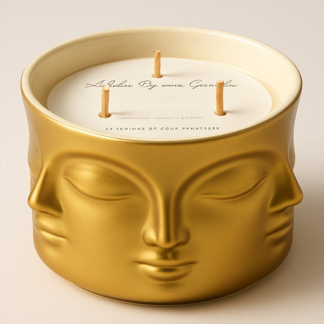 Oriana Luxury Soy Wax Candle Sensual Bold Gold Design | 11 oz